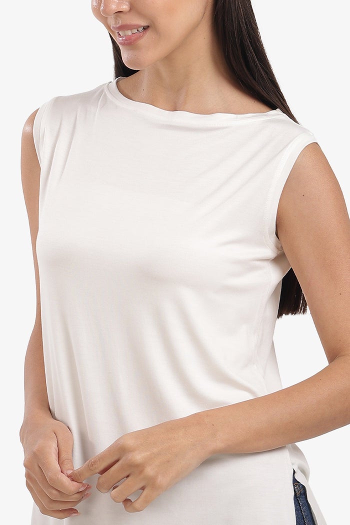 Carina Boat Neck T-Shirt - Image 5